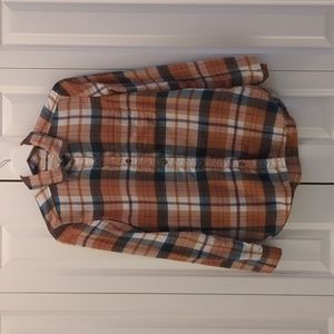 American Eagle Womens Boyfriend Fit Flannel, Size XS